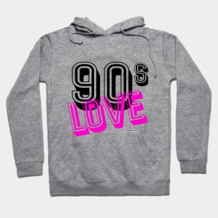 90's vintage love Hoodie